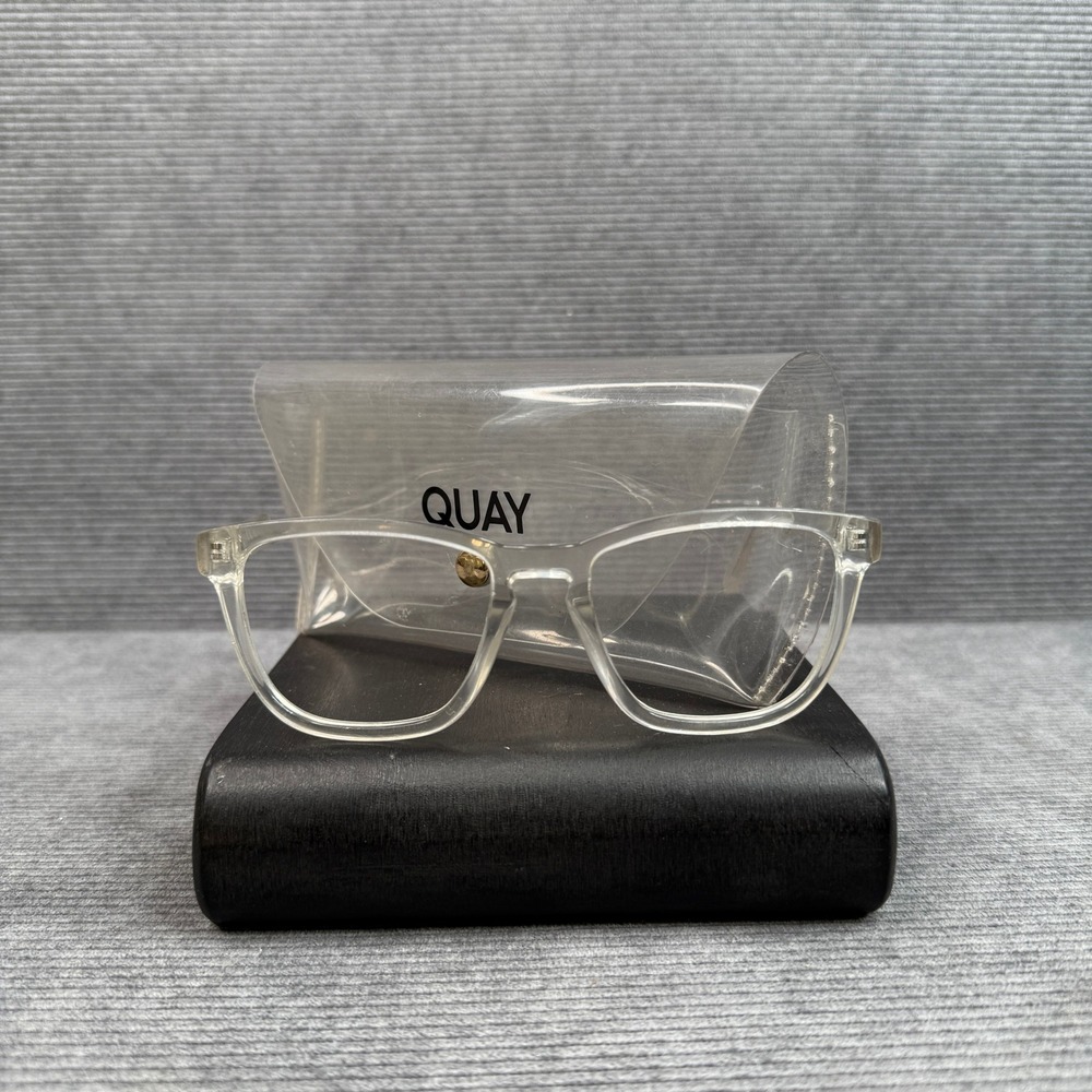 Quay Australia Hardwire Clear Y2k Glasses Frames Only Square Frame 3520
